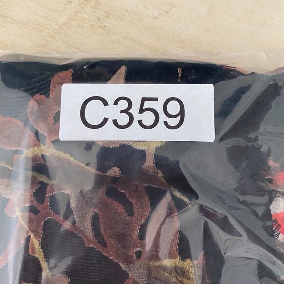 Rewind Womens Y2K Velvet Burnout Top Size S Dark Floral Whimsigoth Fairy Vampy - Picture 13 of 13